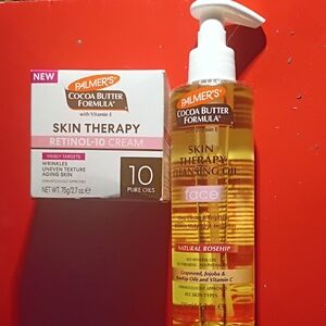 PALMERS COCOA BUTTER FORMULA FACE CLEANSING OIL & RETINOL-10 CREAM